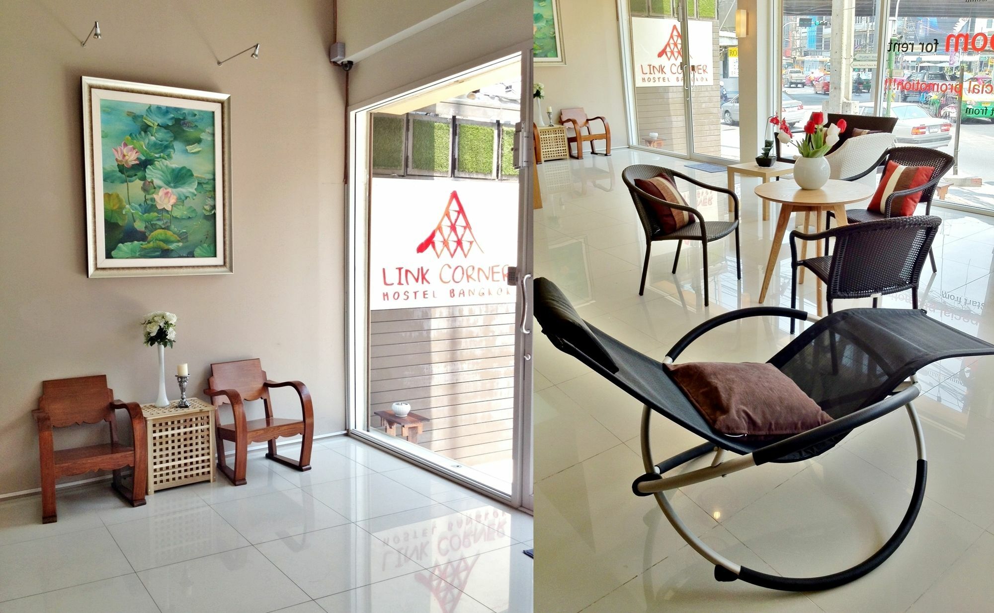 Link Corner Hostel Bangkok Esterno foto