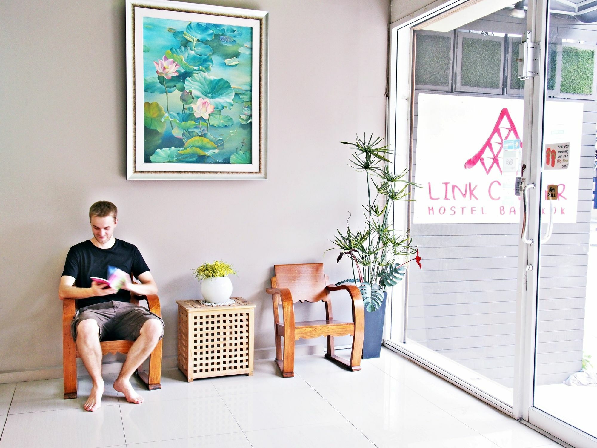 Link Corner Hostel Bangkok Esterno foto