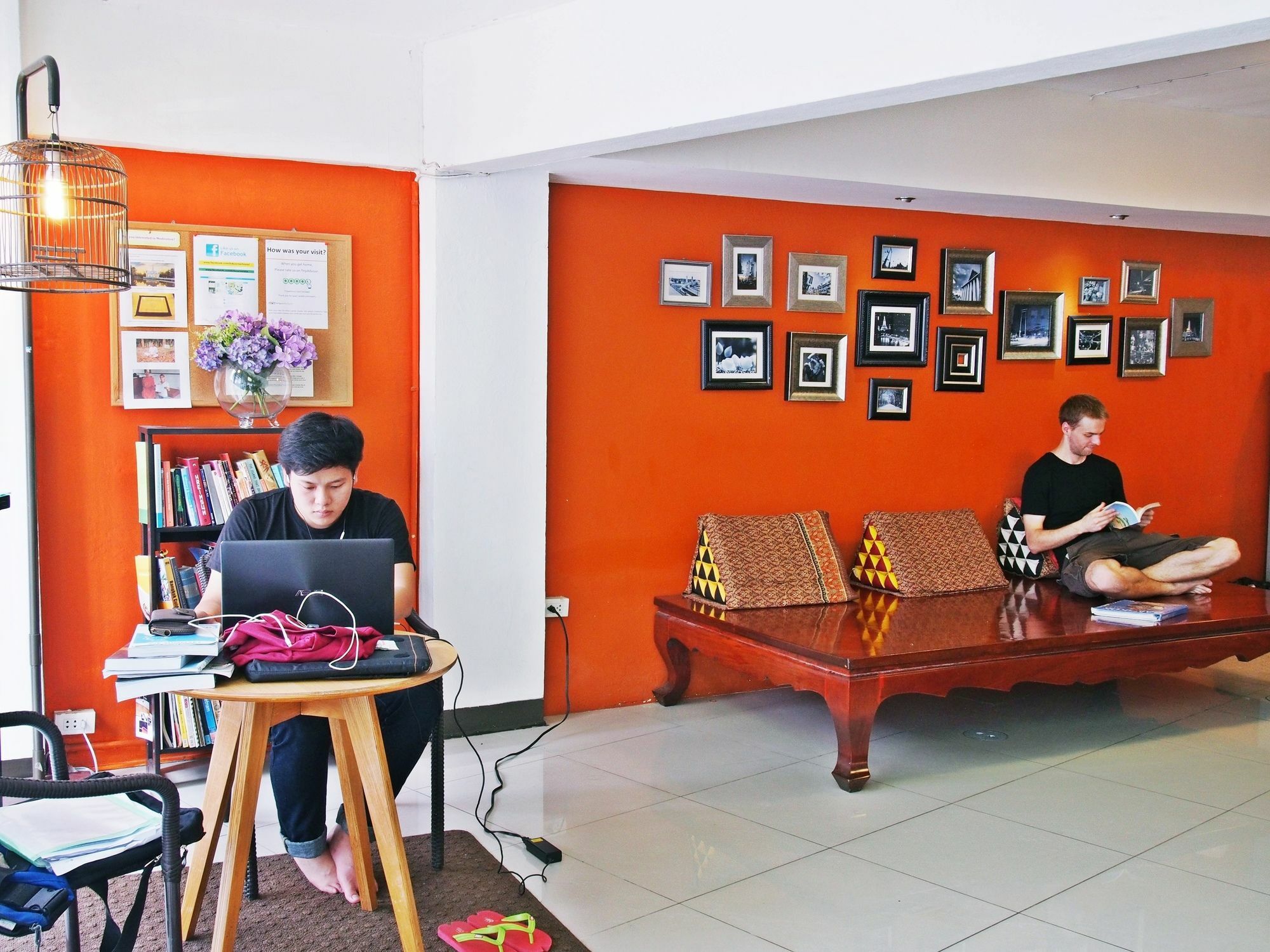 Link Corner Hostel Bangkok Esterno foto